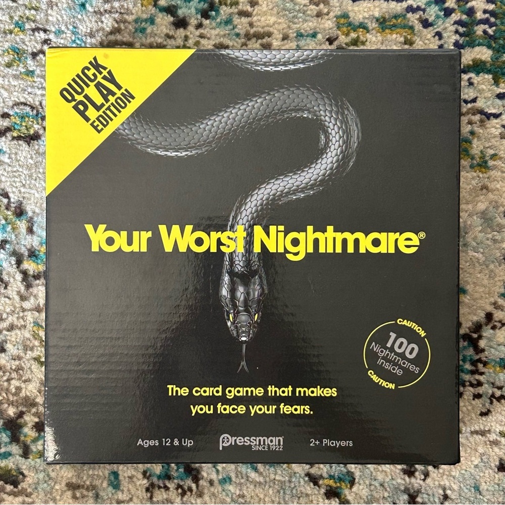 NWT Your Worst Nightmare Card Game